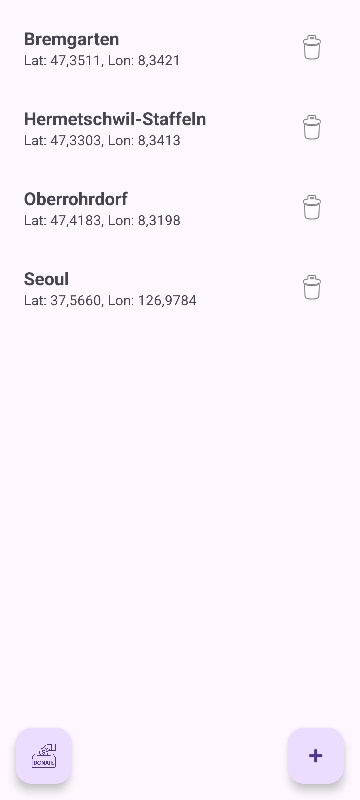 First Picture of GeoWeather in Action
